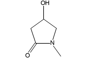 4-Hydroxy-1-methylpyrrolidin-2-one structure, CAS 222856-39-5
