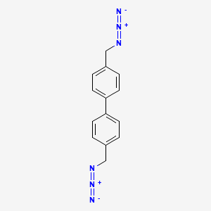 1-(azidomethyl)-4-[4-(azidomethyl)phenyl]benzene structure, CAS 199920-09-7