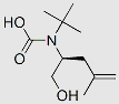 Carbamic acid, [(1S)-1-(hydroxymethyl)-3-methyl-3-butenyl]-, 1,1-dimethylethyl structure, CAS 666718-78-1