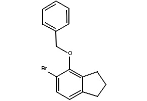 4-Bromo-1,1-difluoro-2,3-dihydro-1H-indene structure, CAS 1783951-14-3