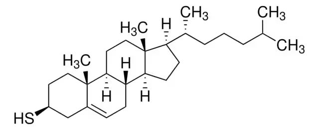 THIOCHOLESTEROL structure, CAS 1249-81-6