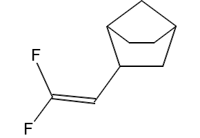 Bicyclo[2.2.1]heptane, 2-(2-bromo-2,2-difluoroethyl)- structure, CAS 757235-53-3