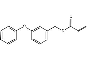 2-Propenoic acid, (3-phenoxyphenyl)methyl ester structure, CAS 409325-06-0