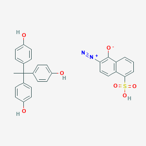 1-Naphthalenesulfonic acid, 6-diazo-5,6-dihydro-5-oxo-, ester with 4,4',4''-ethylidynetris[phenol] structure, CAS 138636-85-8