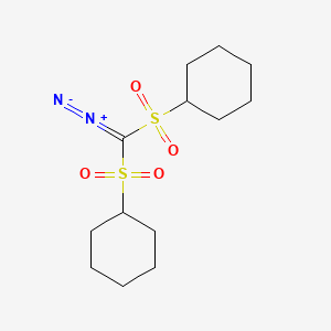 BIS(CYCLOHEXYLSULFONYL)DIAZOMETHANE structure, CAS 138529-81-4