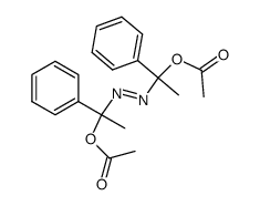 1,1'-Diacetoxy-1,1'-diphenyl-1,1'-azoetan structure, CAS 57908-47-1