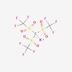 Potassium tris(trifluoromethanesulfonyl)methide structure, CAS 114395-69-6