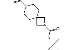 tert-butyl 7-formyl-2-azaspiro[3.5]nonane-2-carboxylate structure, CAS 1434142-21-8