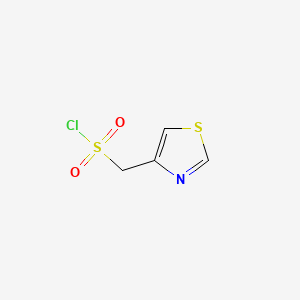 4-Thiazolemethanesulfonyl chloride structure, CAS 754966-95-5