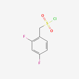 2,4-DIFLUOROBENZYLSULFONYL CHLORIDE structure, CAS 179524-68-6