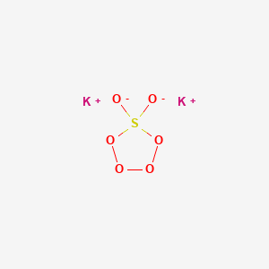 Potassium peroxysulfate structure, CAS 10361-76-9