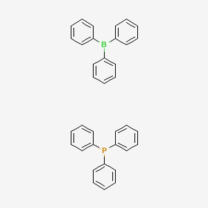 TRIPHENYLBORANE-TRIPHENYLPHOSPHINE COMPLEX structure, CAS 3053-68-7
