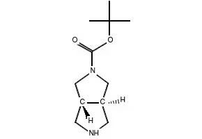 tert-butyl (3as,6as)-rel-octahydropyrrolo[3,4-c]pyrrole-2-carboxylate structure, CAS 1330763-64-8