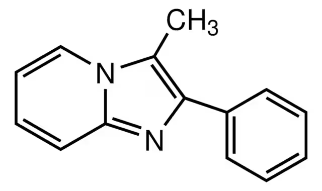 2-Methylimidazo(1,2-a)pyridine-3-aceticacid structure, CAS 17745-07-2