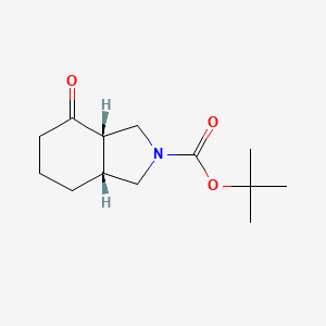 Cis-4-Oxo-Octahydro-Isoindole-2-Carboxylic Acid Tert-Butyl Ester structure, CAS 543910-82-3