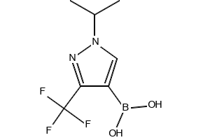 Boronic acid, B-[1-(trifluoromethyl)-1H-pyrazol-4-yl]- structure, CAS 2243753-57-1
