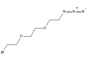 Bromo-PEG2-azide structure, CAS 530151-56-5