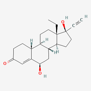 rac 6β-Hydroxy Norgestrel structure, CAS 20402-61-3