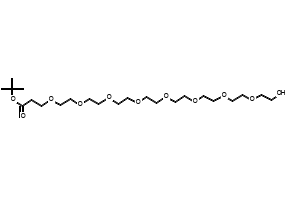 1,1-Dimethylethyl 27-oxo-4,7,10,13,16,19,22,25-octaoxaheptacosanoate structure, CAS 1334177-84-2