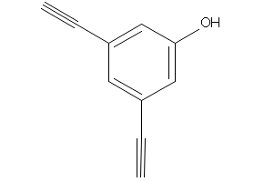3,5-diethynyl phenol structure, CAS 918826-08-1