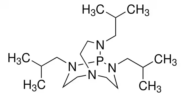 2,8,9-Tri-i-butyl-2,5,8,9-tetraaza-1-phosphabicyclo[3.3.3]undecane structure, CAS 331465-71-5