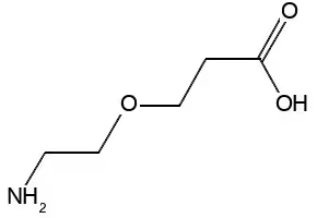 Amino-PEG1-acid structure, CAS 144942-89-2