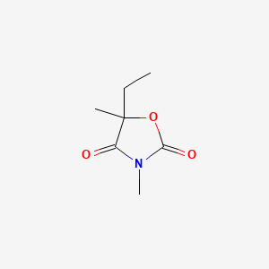 Paramethodione structure, CAS 115-67-3