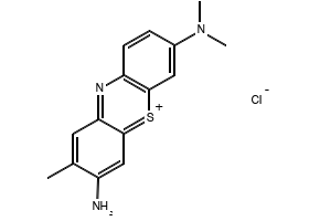 3-amino-7-(dimethylamino)-5-phenylphenazinium chloride structure, CAS 2390-56-9