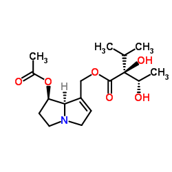 7-acetyllycopsamine structure, CAS 73544-48-6