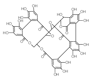 Castalagin structure, CAS 24312-00-3