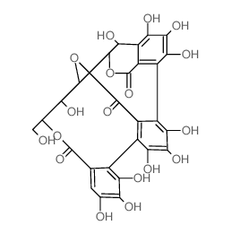 Castalin structure, CAS 19086-75-0