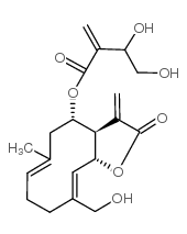 Cnicin structure, CAS 24394-09-0
