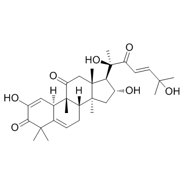 Cucurbitacin I structure, CAS 2222-07-3
