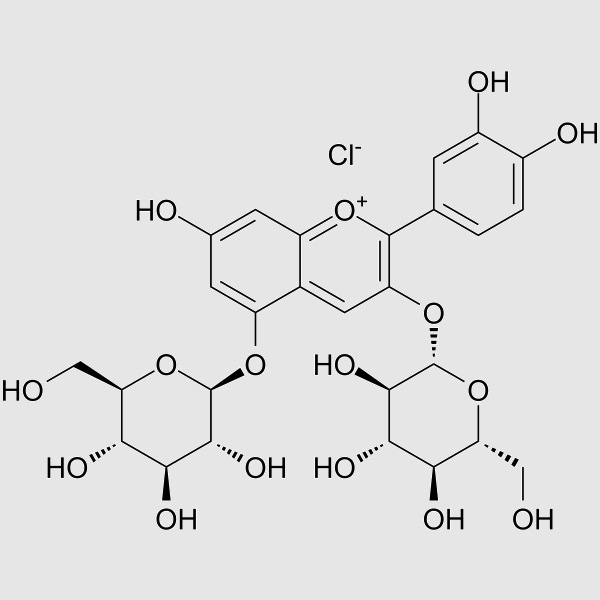CYANIN CHLORIDE structure, CAS 2611-67-8