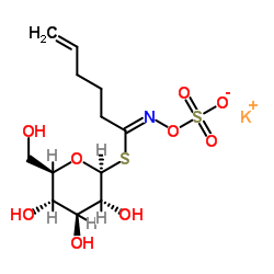 Glucobrassicanapin potassium salt structure, CAS 245550-58-7