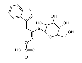 glucobrassicin structure, CAS 4356-52-9