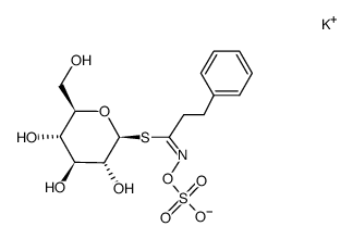 PHENETHYL GLUCOSINOLATE POTASSIUM structure, CAS 18425-76-8