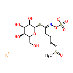 Glucoraphenin PotassiuM Salt structure, CAS 108844-81-1