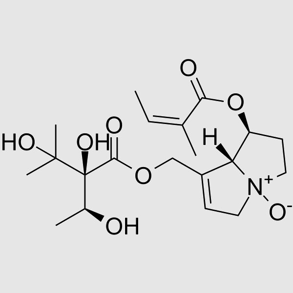 Heliosupine N-oxide structure, CAS 31701-88-9