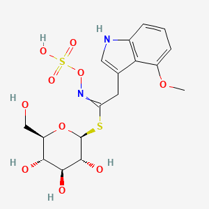 4-Methoxyglucobrassicin structure, CAS 83327-21-3