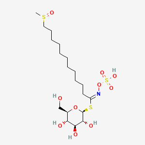 11-(Methylsulfinyl)undecylglucosinolate structure, CAS 186037-18-3