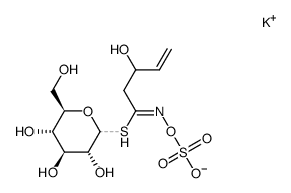 PROGOITRIN POTASSIUM SALT(P) structure, CAS 21087-77-4