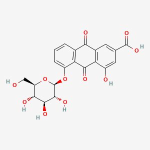 RHEIN-8-GLUCOSIDE structure, CAS 34298-86-7