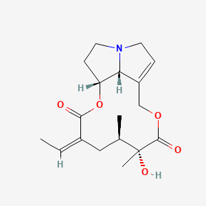 Senecionine structure, CAS 130-01-8
