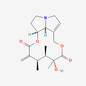 SENECIVERNIN structure, CAS 72755-25-0
