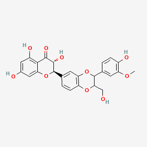 Silybin structure, CAS 36804-17-8