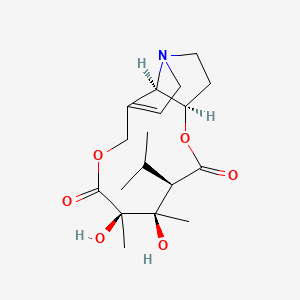 trichodesmine structure, CAS 548-90-3