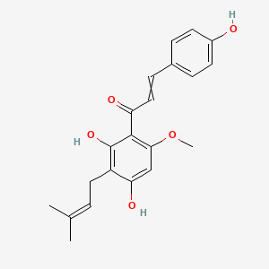 XANTHOHUMOL structure, CAS 569-83-5