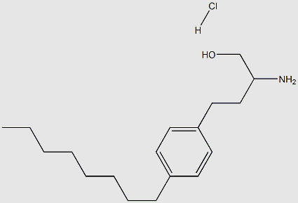 2-Amino-4-(4-octylphenyl)butan-1-ol HCl structure, CAS 177260-59-2