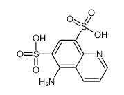 Quinaldine-6,8-Disulfonic Acid structure, CAS 856086-65-2